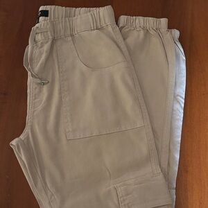 Hudson Jeans Beige Cargo Pants